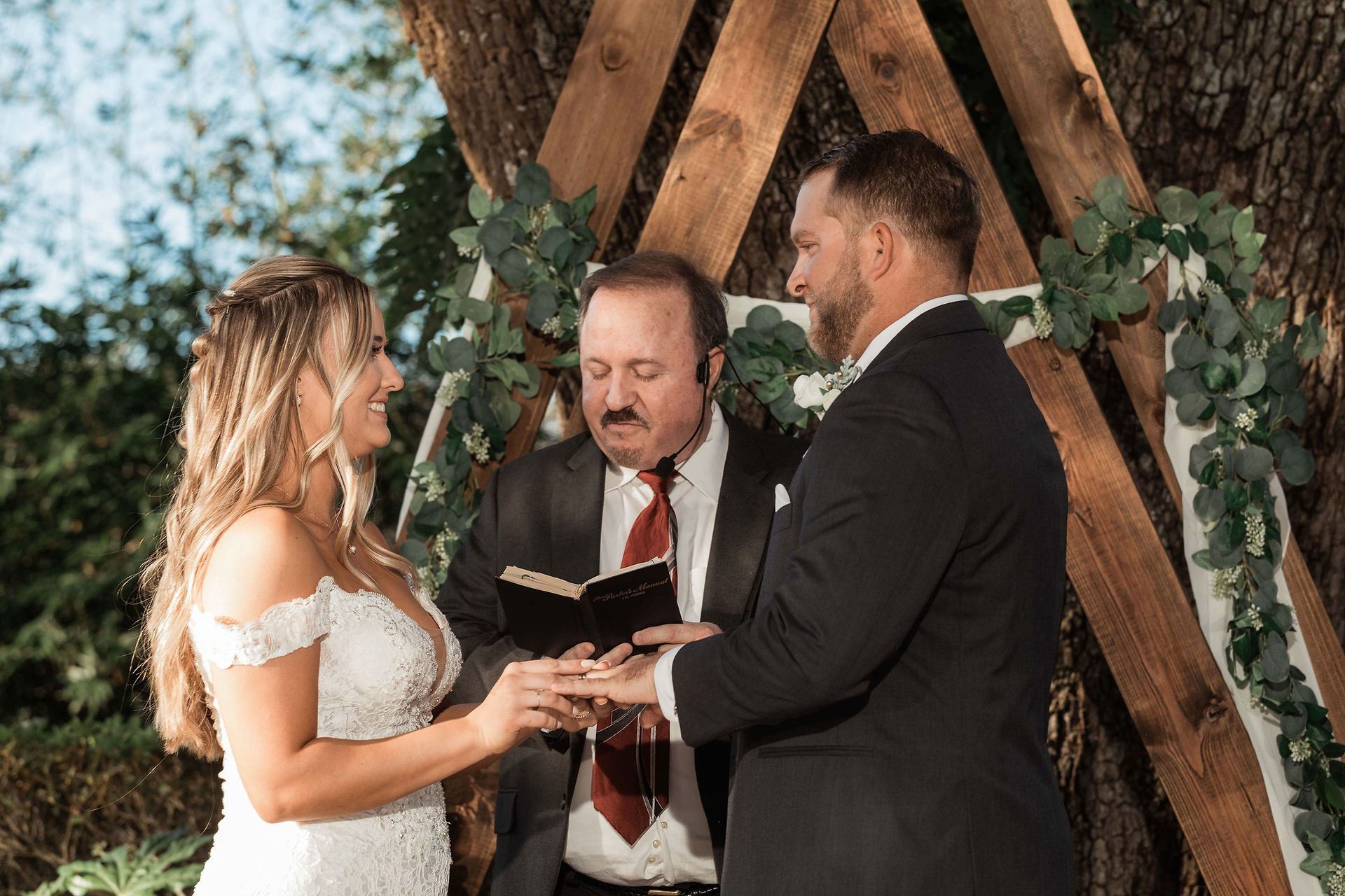 Ceremony smiles