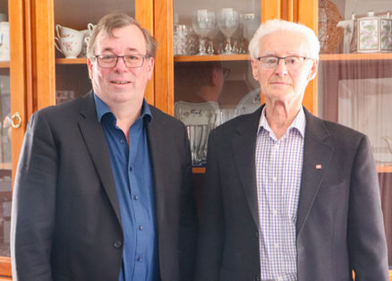 Nigel Hill (Multicap Tasmania CEO) and Trevor Hodge