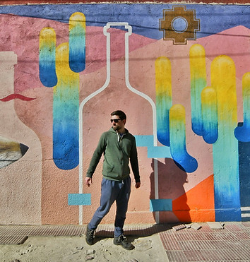 Fotografía de Manuel Matti en Cafayate, localidad del norte de Argentina.