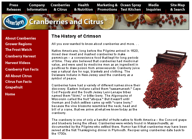 Oceanspray.com
