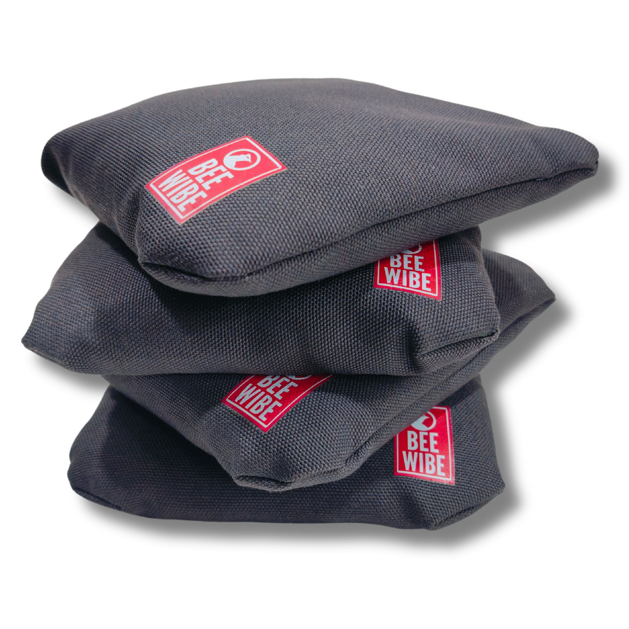 Beewibe Set of 4 Regulation Cornhole Bags (Grey)