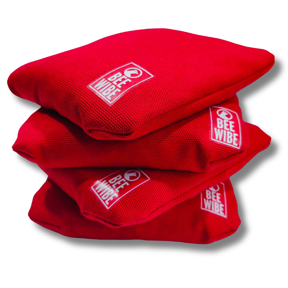 Thumbnail: Beewibe Set of 8 Regulation Cornhole Bags (Blue/Red)