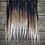 Thumbnail: Black Beige and White Smooth Wool Dreadlock Partial Set