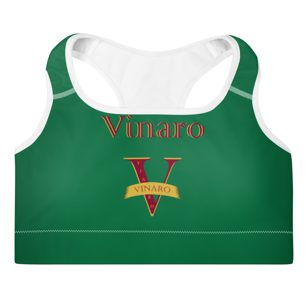 Vinaro Women Padded Sports Bra Green