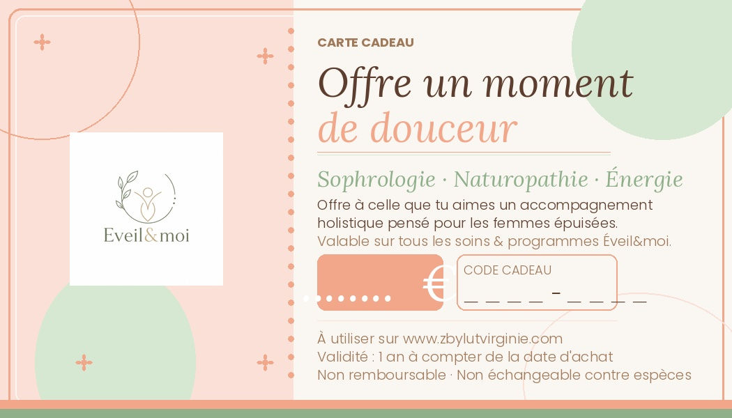 CARTE CADEAU VIRGINIE ZBYLUT Plaisir d'offrir