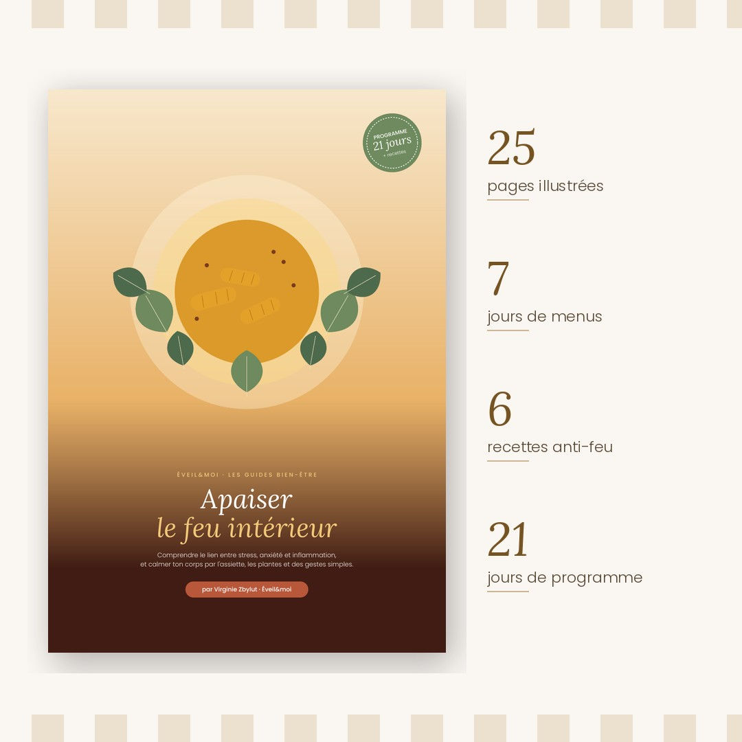 Couverture de l’ebook Apaiser le feu intérieur de Virginie Zbylut, Éveil&moi