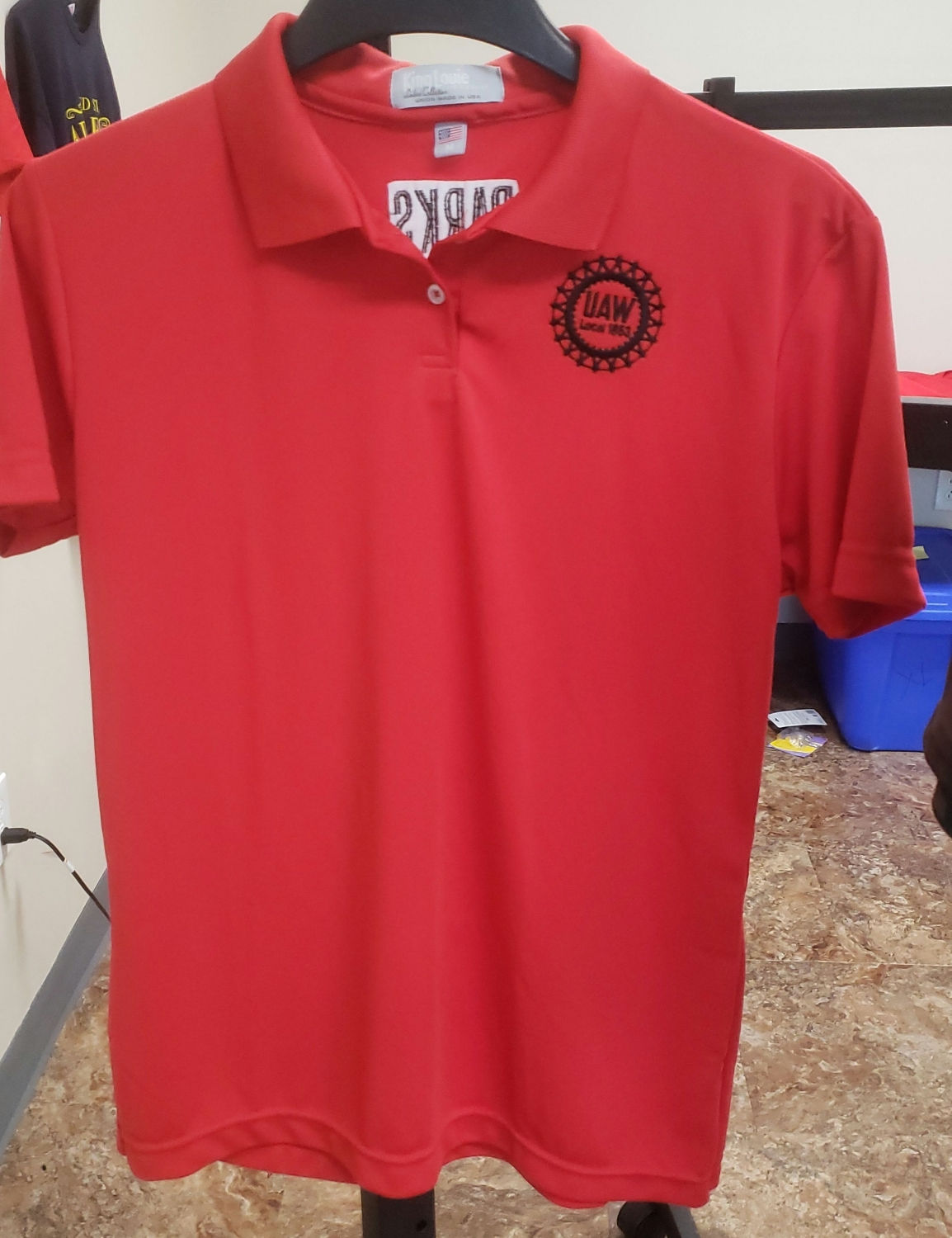 Women's Red Polo