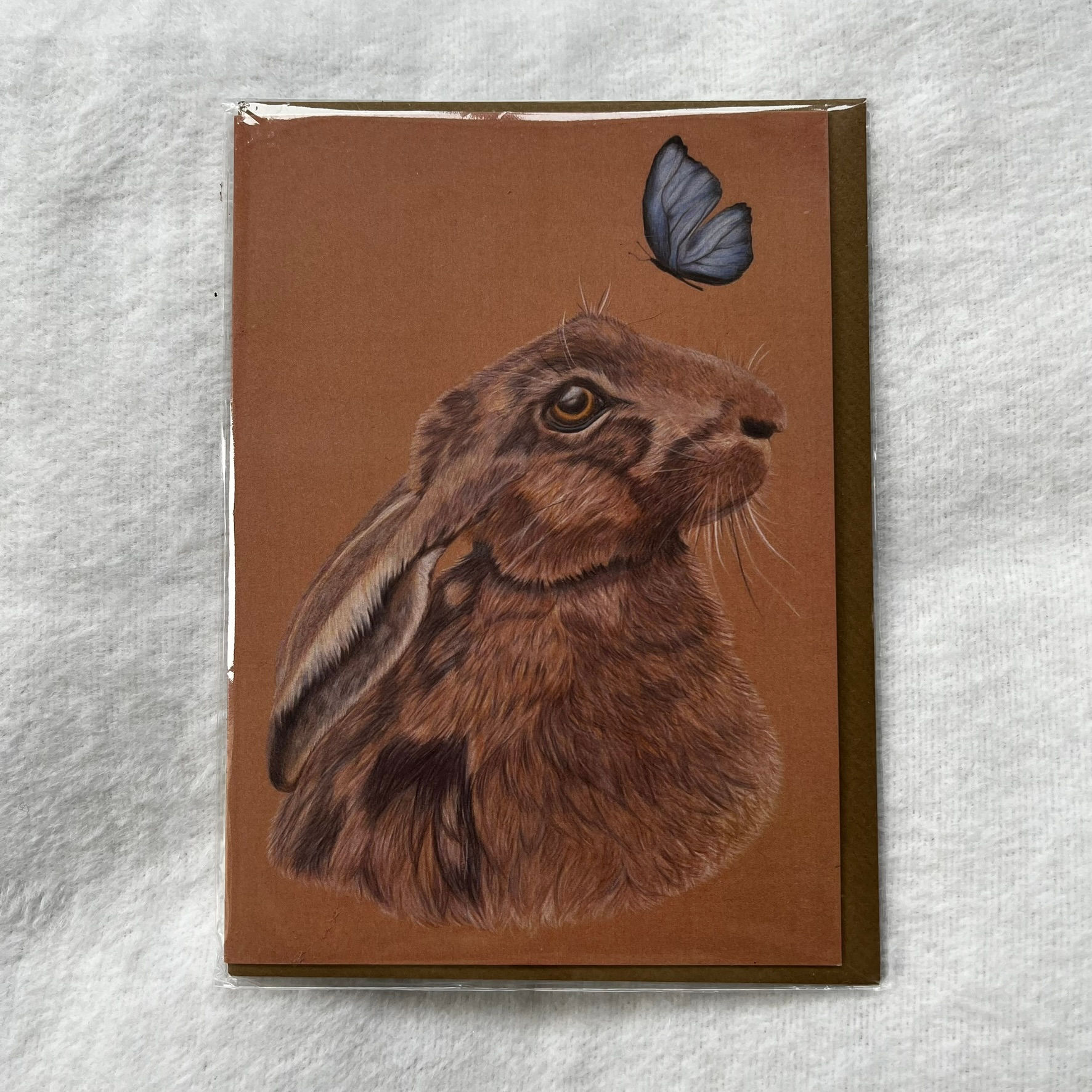 Butterfly Blue Greeting Card