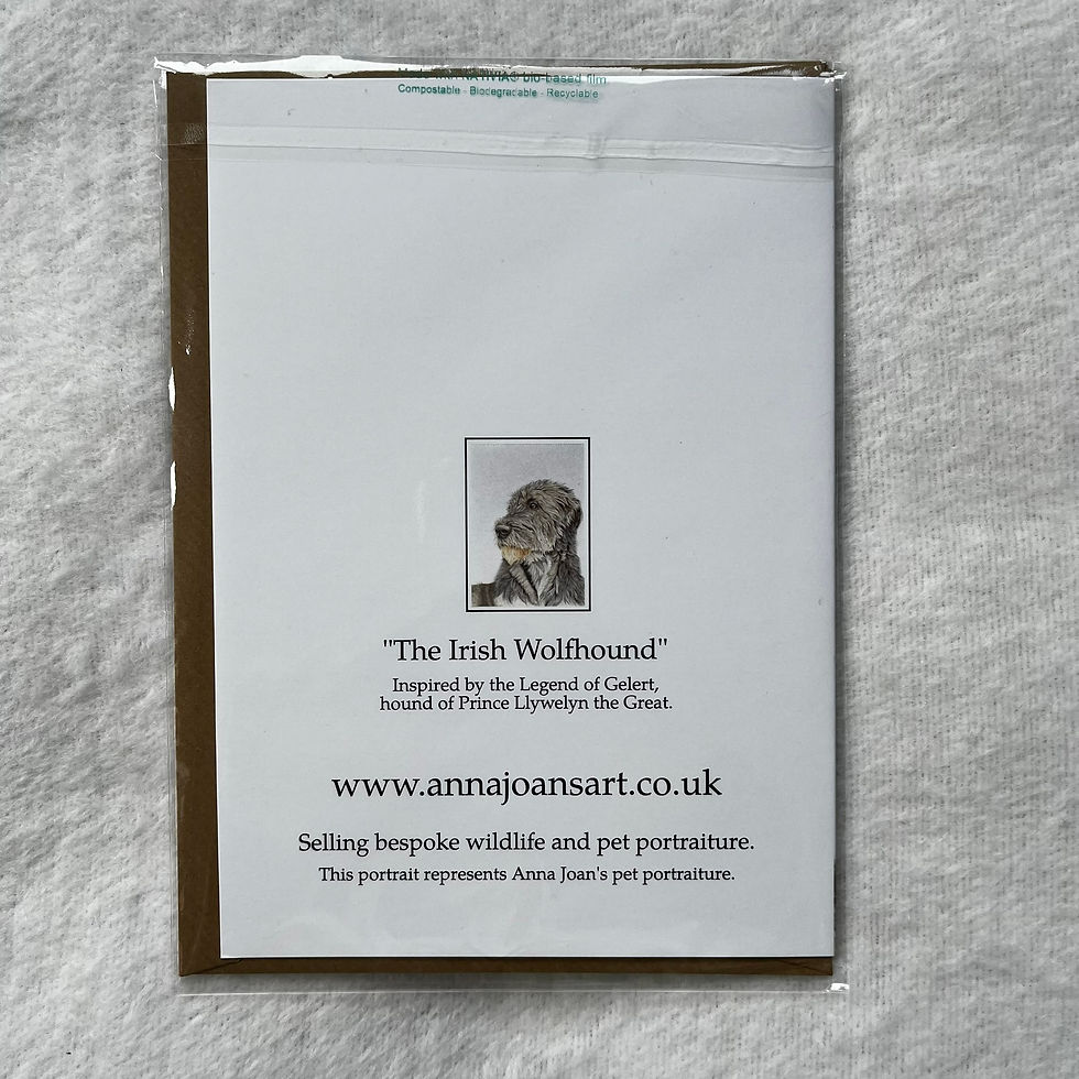 Thumbnail: The Wolfhound Greeting Card