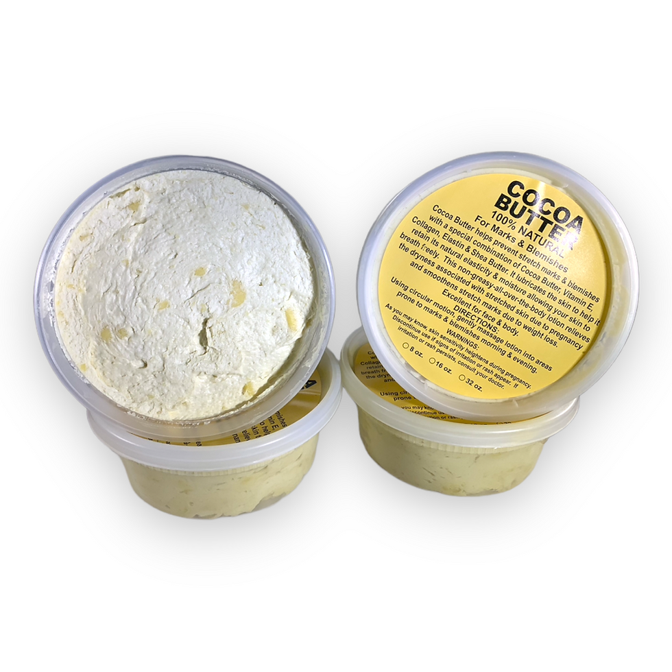 Thumbnail: Cocoa butter whipped with Shea Butter 8oz (4Pack)