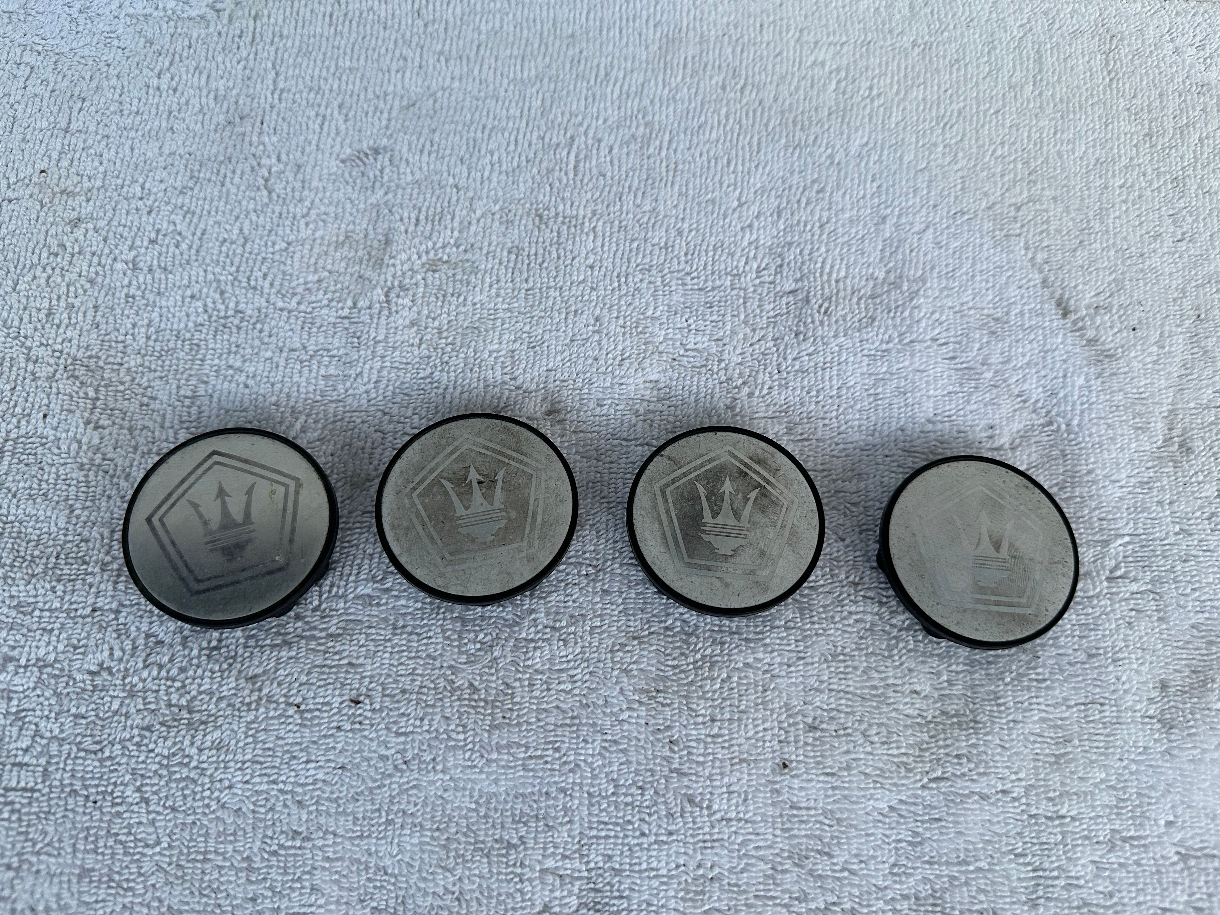 Used Maserati TC wheel rim center caps