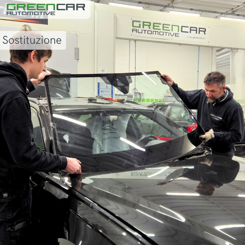 Sostituzione parabrezza Audi A6 presso Greencar Automotive a Carrè in provincia di Vicenza