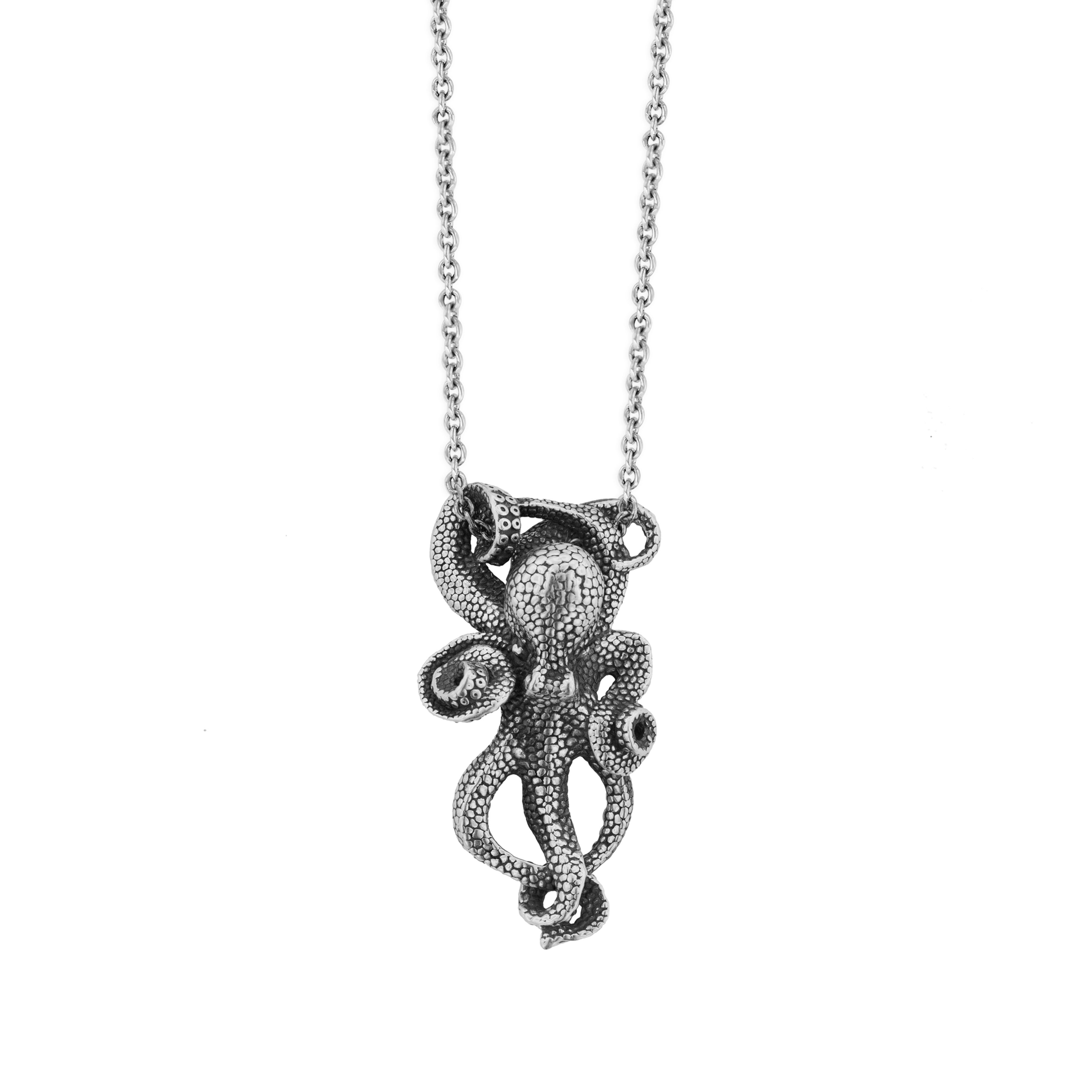 Kabana 925 Petite Octopus in Motion Pendant
