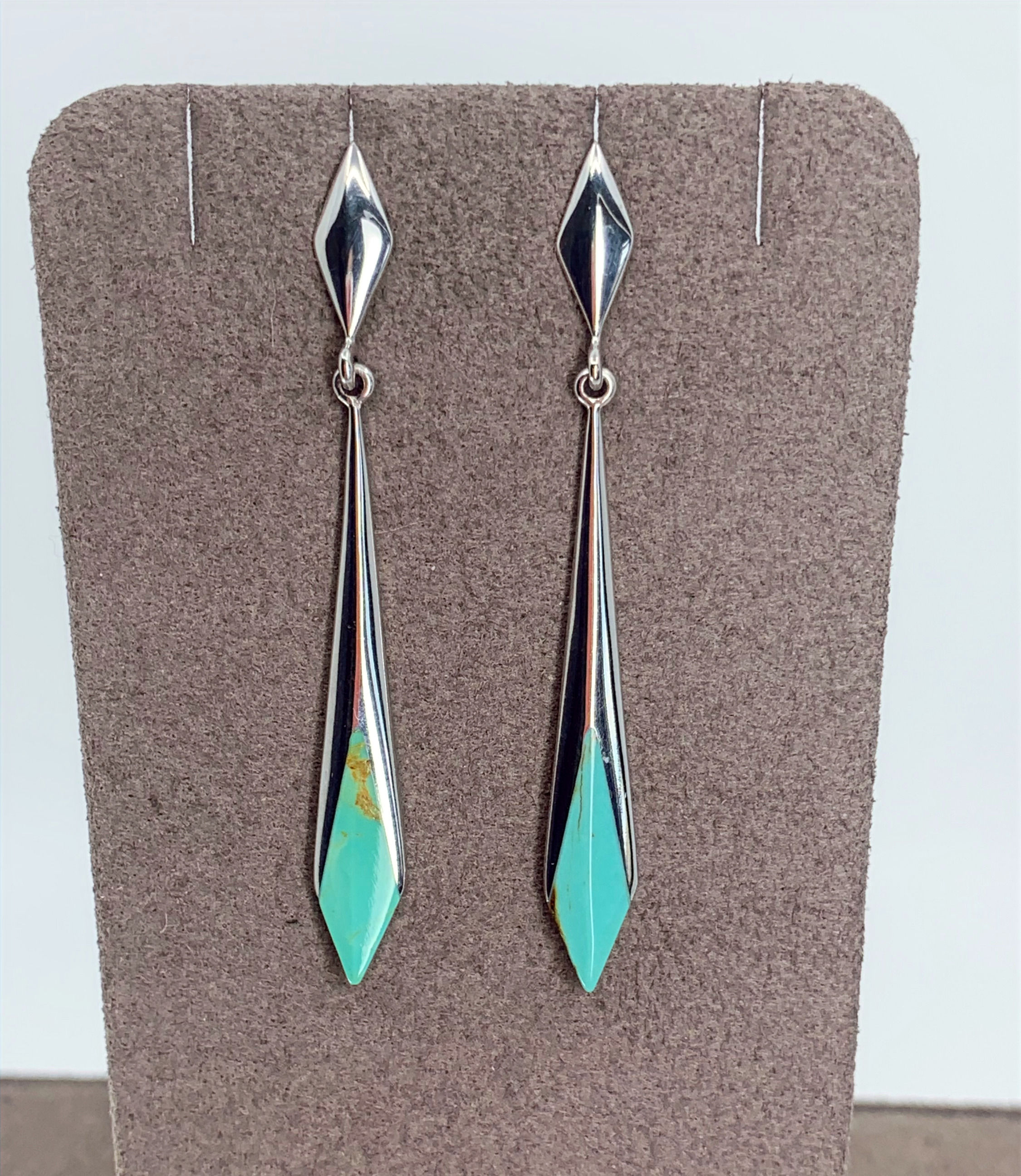 Kabana 925 Turquoise Elongated Earrings
