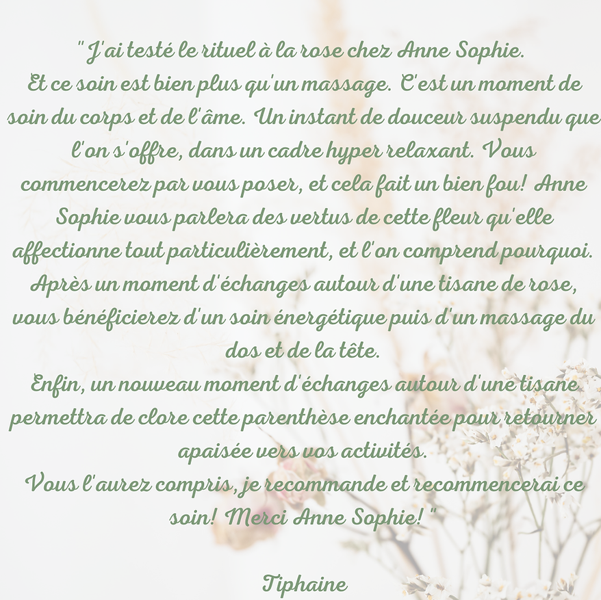 avis du rituel signature "le soin à la rose"