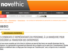 Les syndicats et les RP à la manœuvre pour accélérer la transition des entreprises