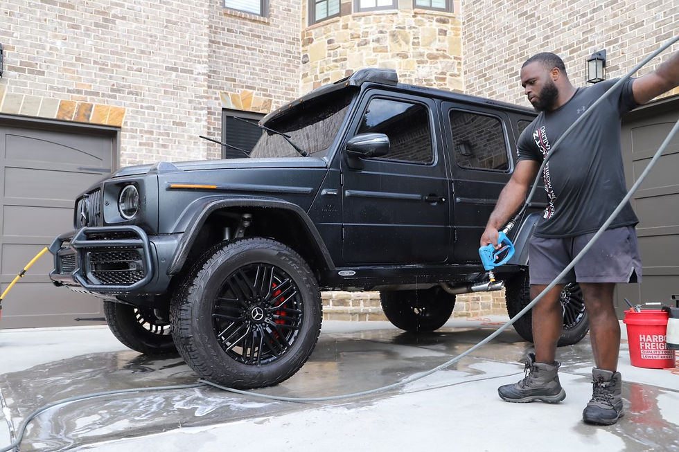 exterior car detailing