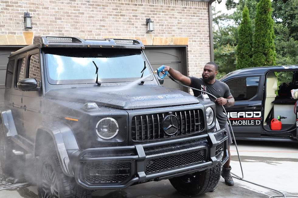 exterior car detailing