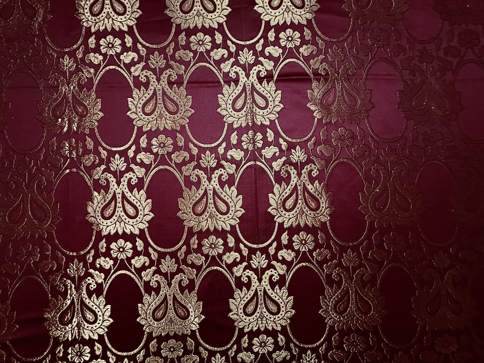 Thumbnail: Modern Collection Double Bedsheet with 2 Pillow Covers Cotton Silk Maroon