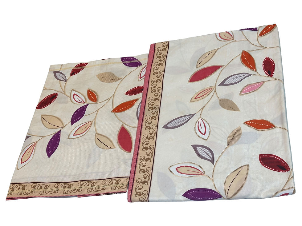 Thumbnail: Artistry Linen Collection King Size Bedsheet with 2 Pillow Covers Off-White