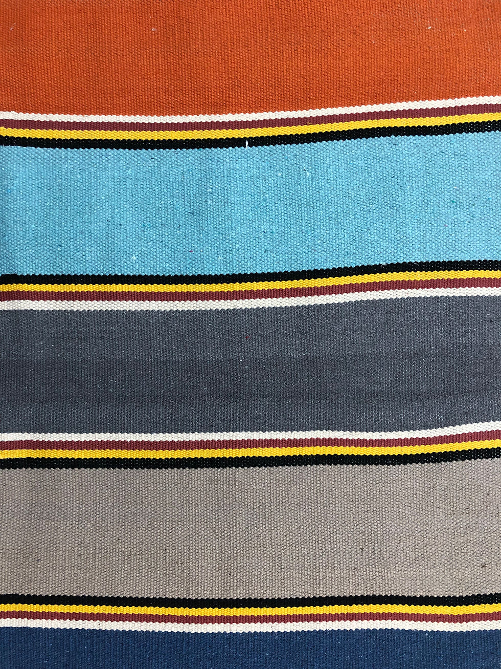 Thumbnail: Export Collection - 100% Cotton Durries - Multicolor Stripe 16 - Made in