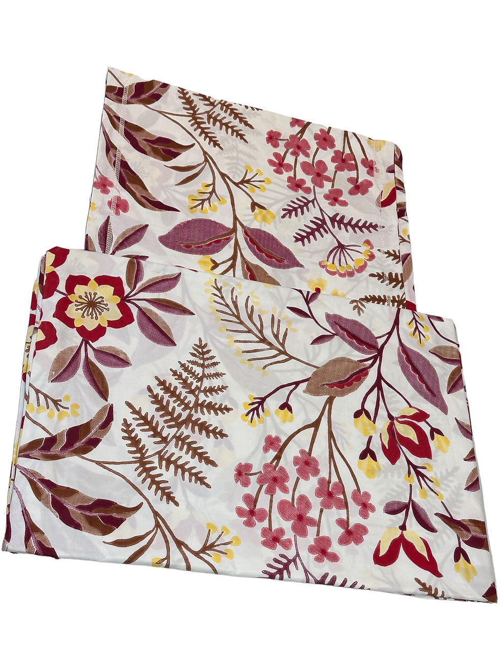 Thumbnail: Artistry Linen Collection Double Bedsheet with 2 Pillow Covers Multicolor