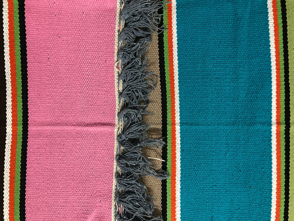Thumbnail: Export Collection - 100% Cotton Durries - Multicolor Stripe 5 - Made in