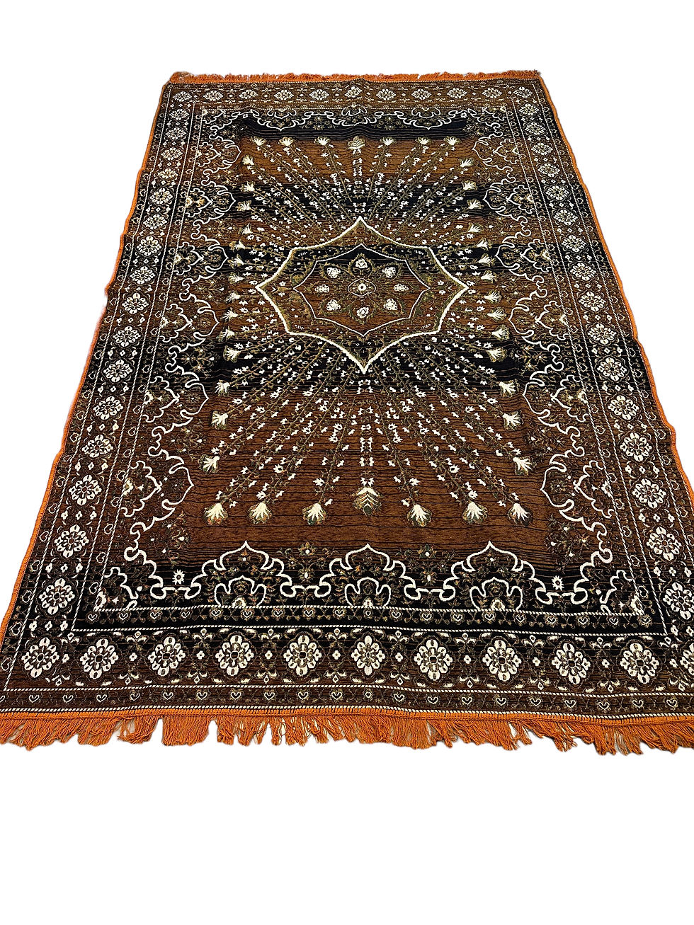 Thumbnail: Velvet Collection - Premium Carpet - 6x9 feet - 3 Kgs Weight - Brown Multicolor