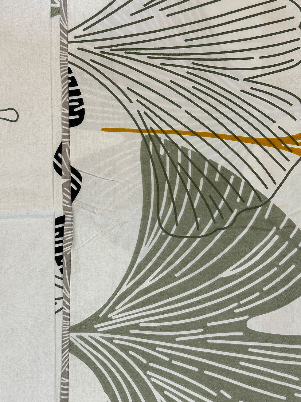 Thumbnail: Artistry Linen Collection King Size Bedsheet with 2 Pillow Covers Off-White
