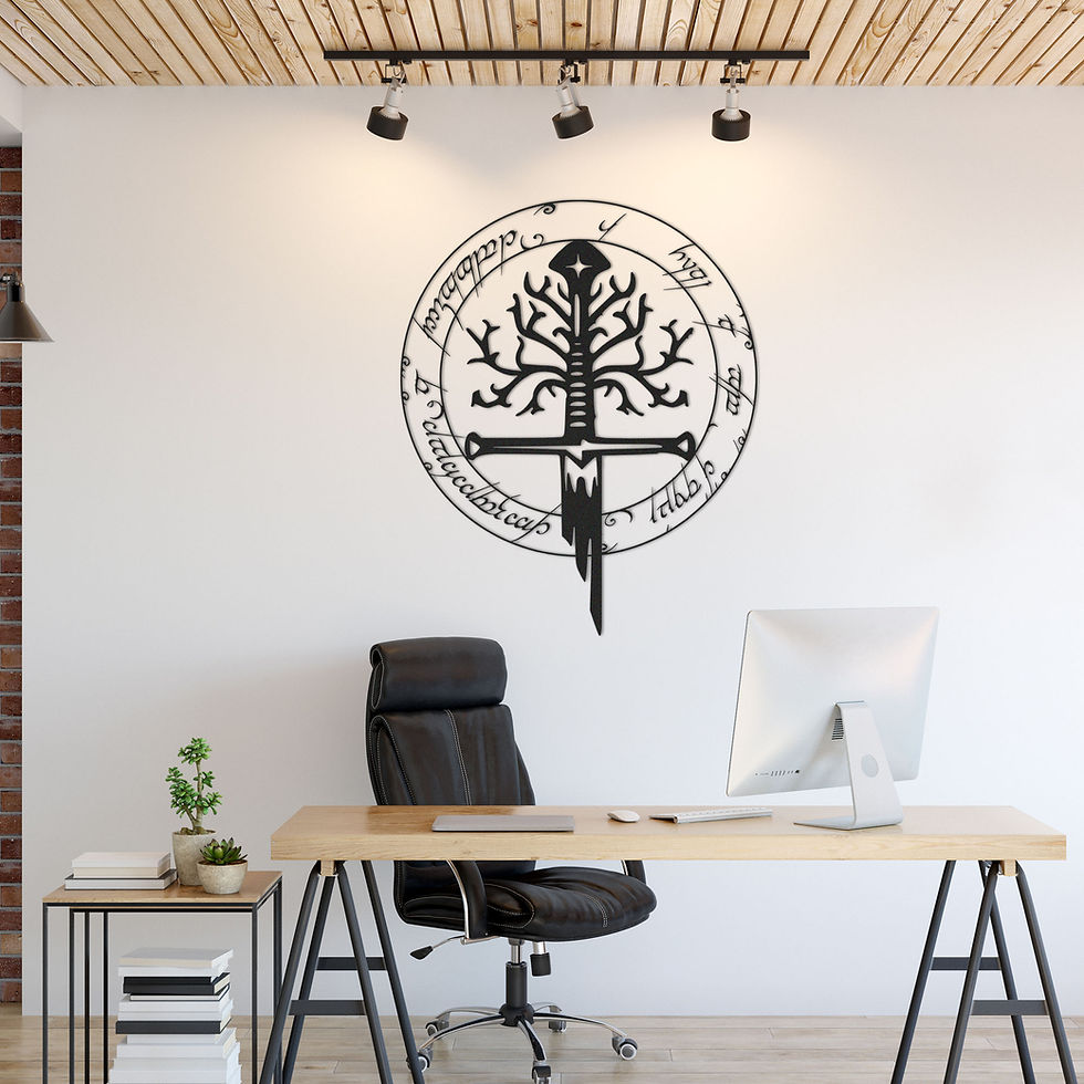 Thumbnail: Lord Of The Rings Wall Art, Lord of the Rings Decor, Tolkien Wall Art
