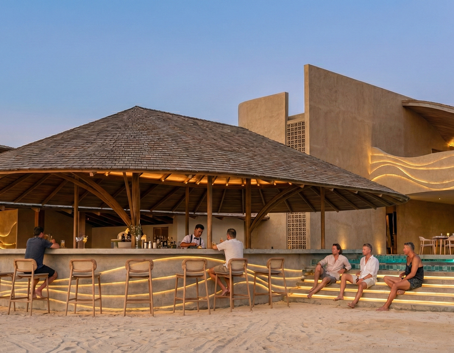 Long Beach Chalets resort rendering showing new facilities planned for 2026