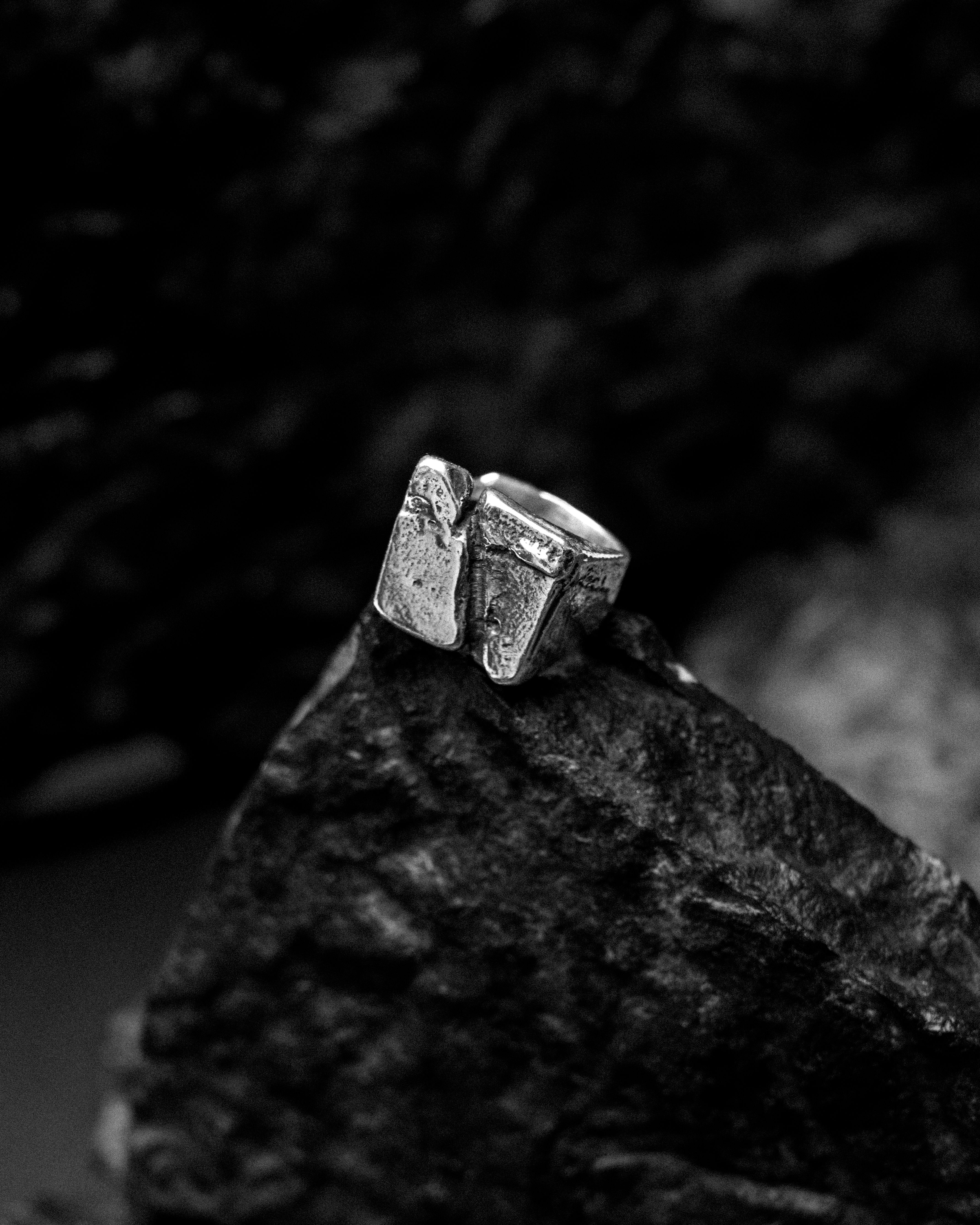 Geometric Silver Studs