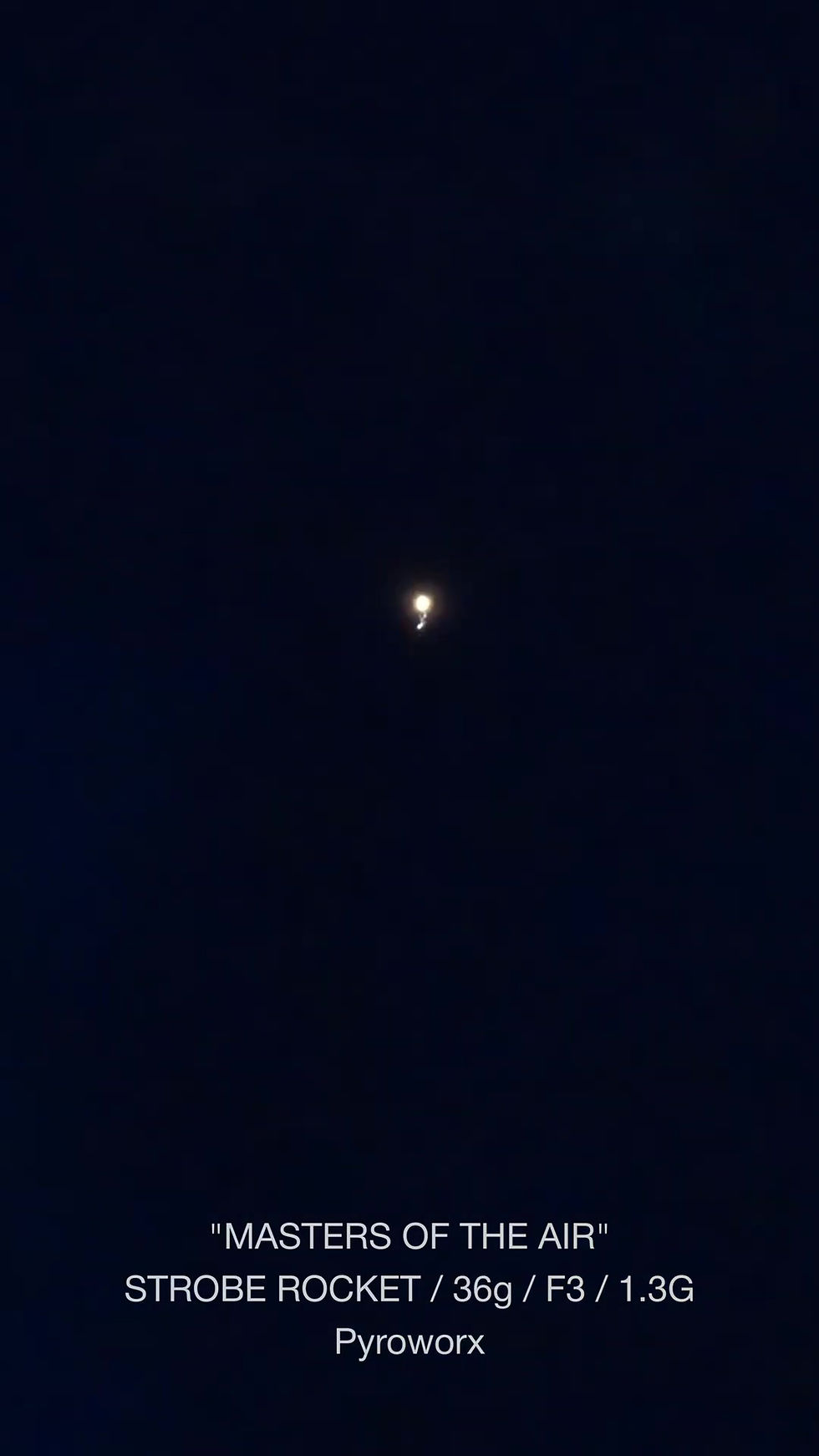 Thumbnail: Masters Of The Air Strobe Rocket By Pyroworx