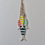 Miniature : Suspension 4 poissons rayés colorés