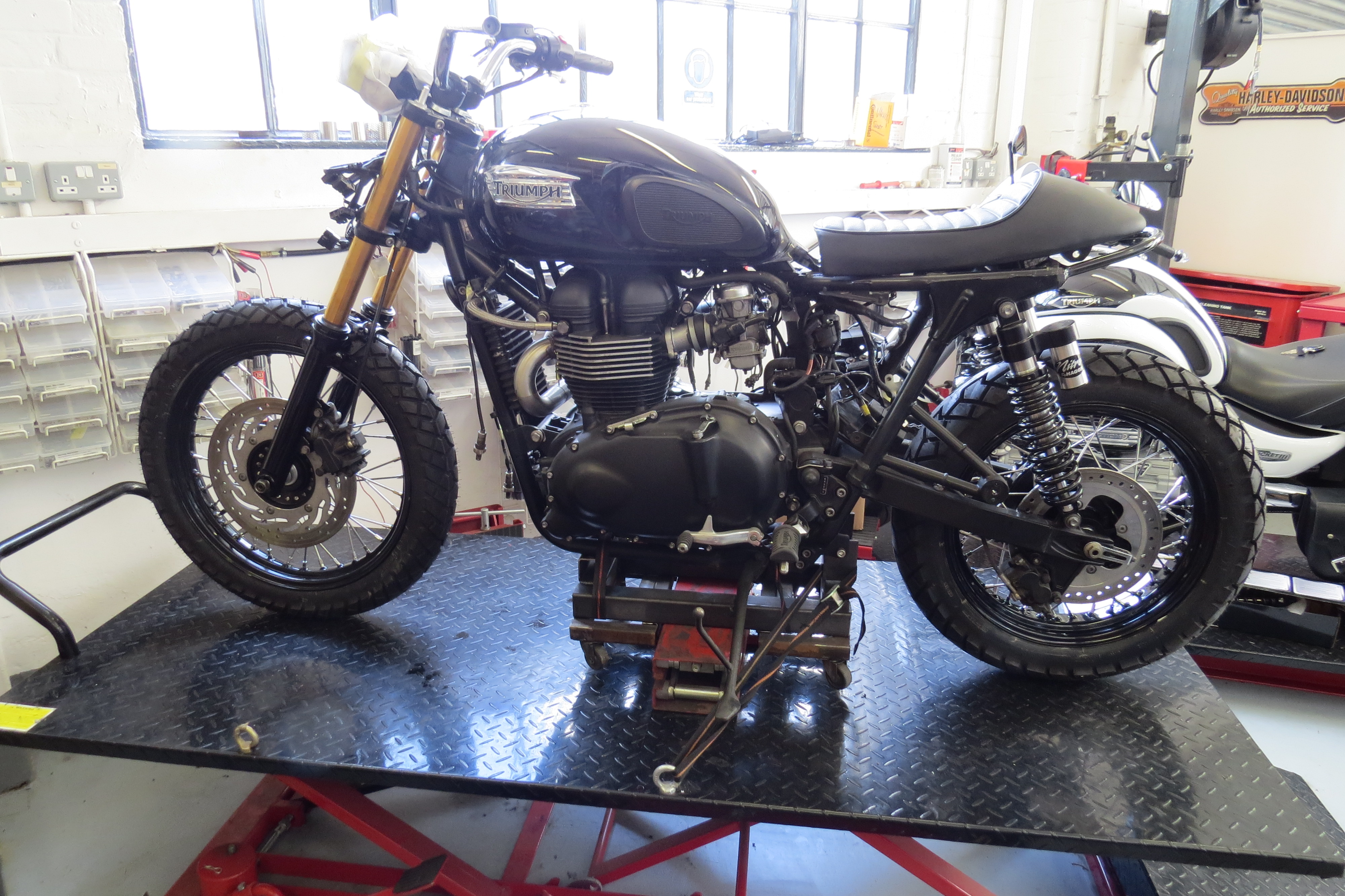 Bonneville custom Scrambler