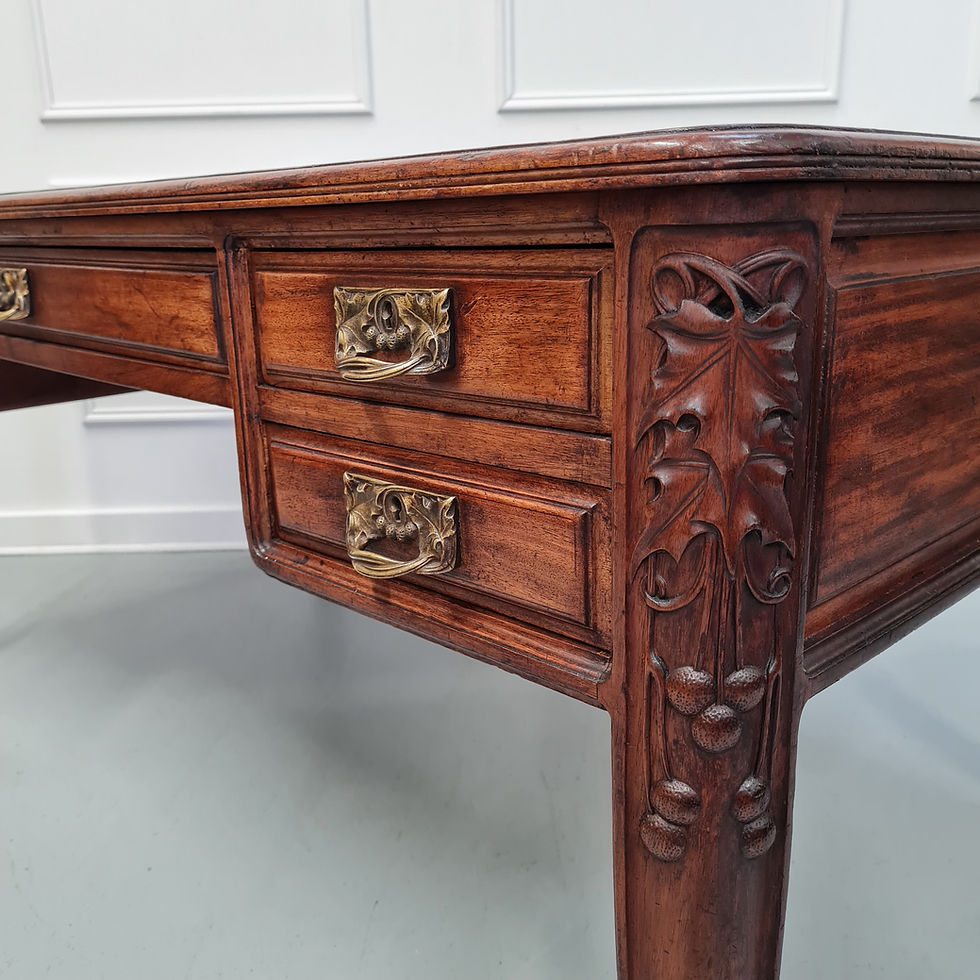 Thumbnail: Antique French Desk Walnut c1900