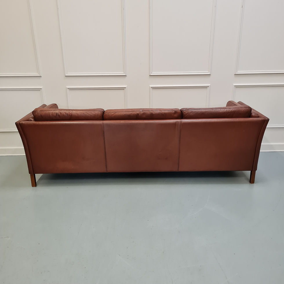 Thumbnail: Danish Leather Sofa