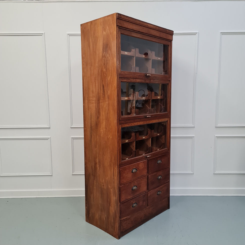 Vintage Haberdashery Oak Shop Cabinet c1930
