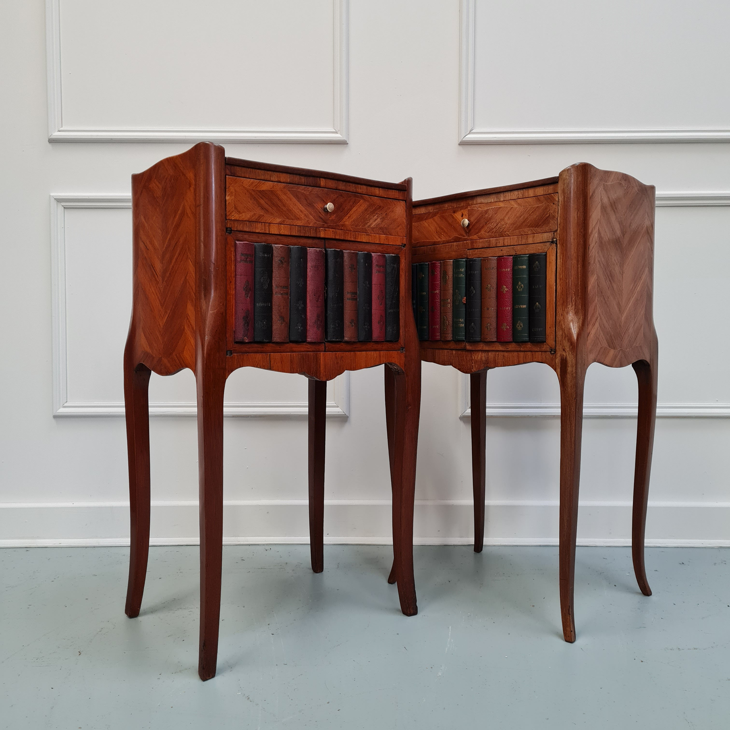 Faux Book Bedside Tables C1930