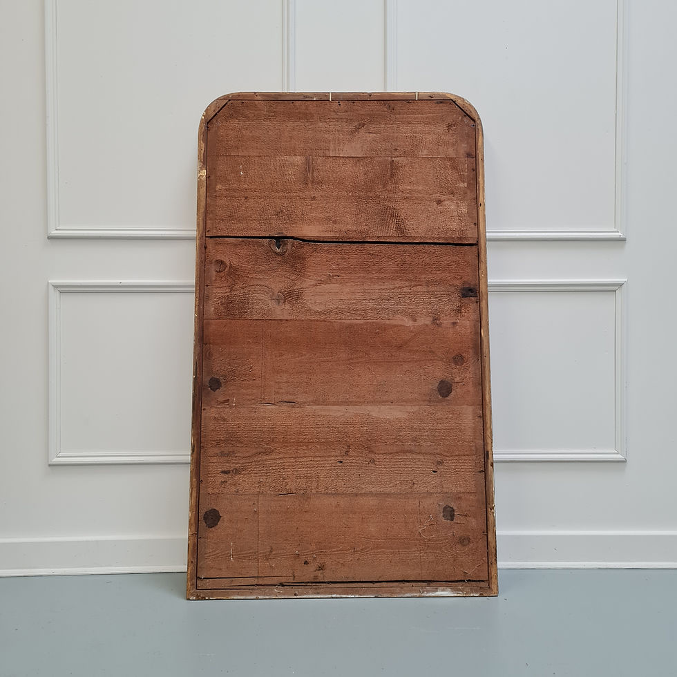 Thumbnail: Distressed French Cushion Mirror C1850