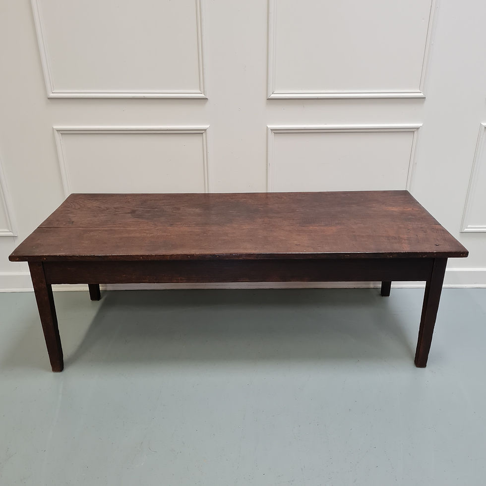 Thumbnail: Antique French Chesnut Coffee Table C1840
