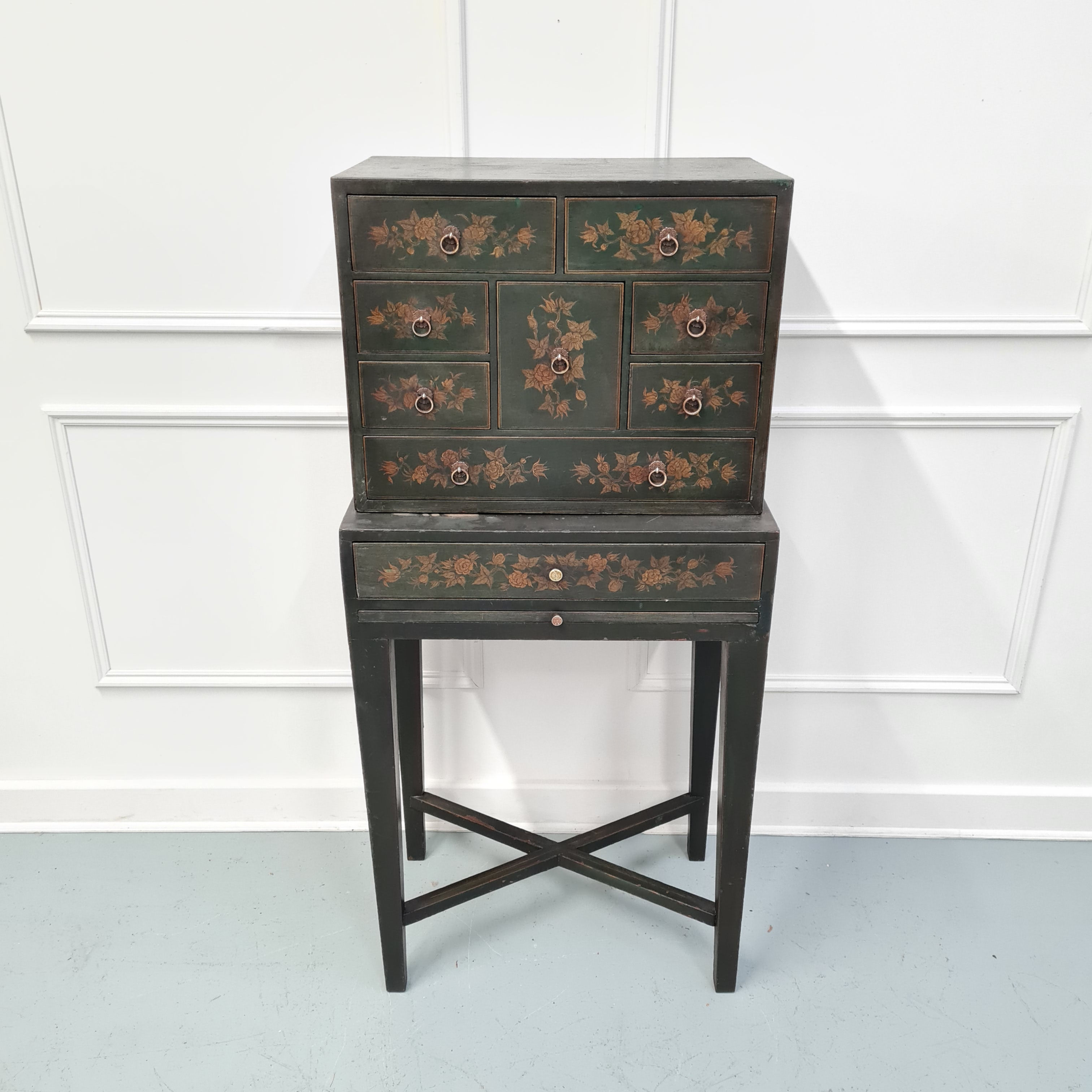 Decorative Quality Collectors Cabinet C1880