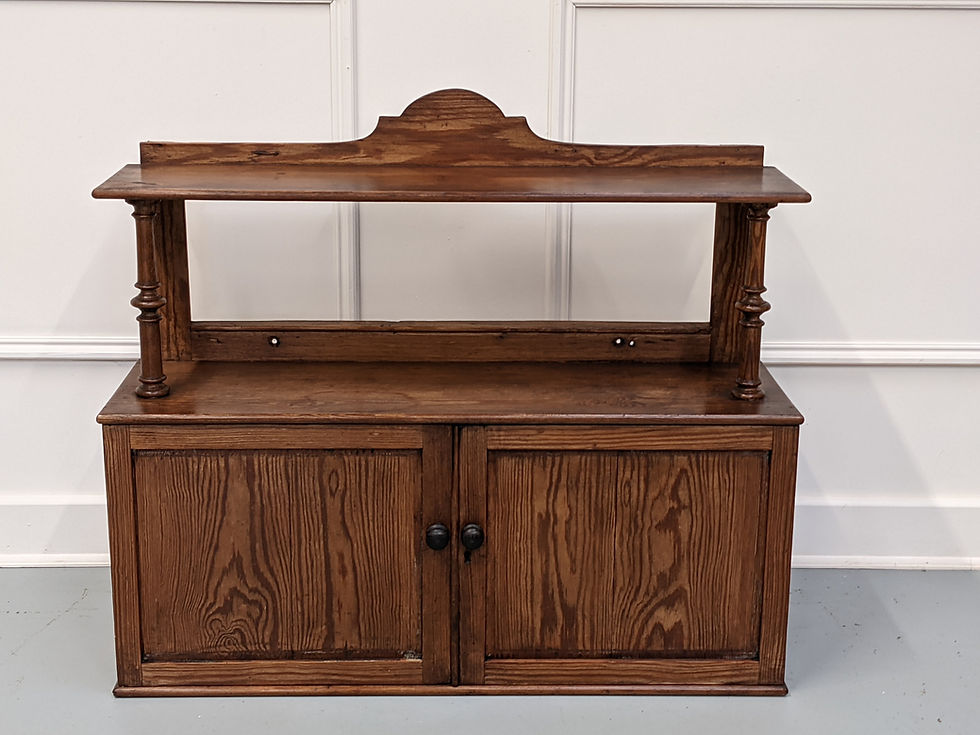 Thumbnail: Antique Hanging Pine Cabinet C1870