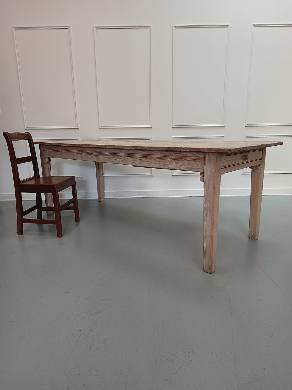 Thumbnail: Enormous Antique Farmhouse Pine Table