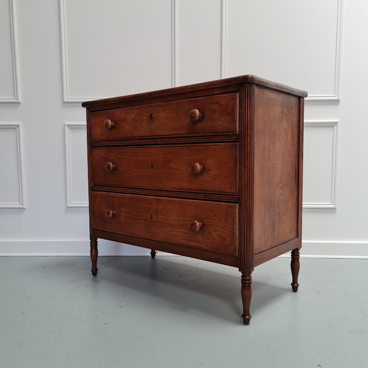 Antique French Cherry Commode C1900