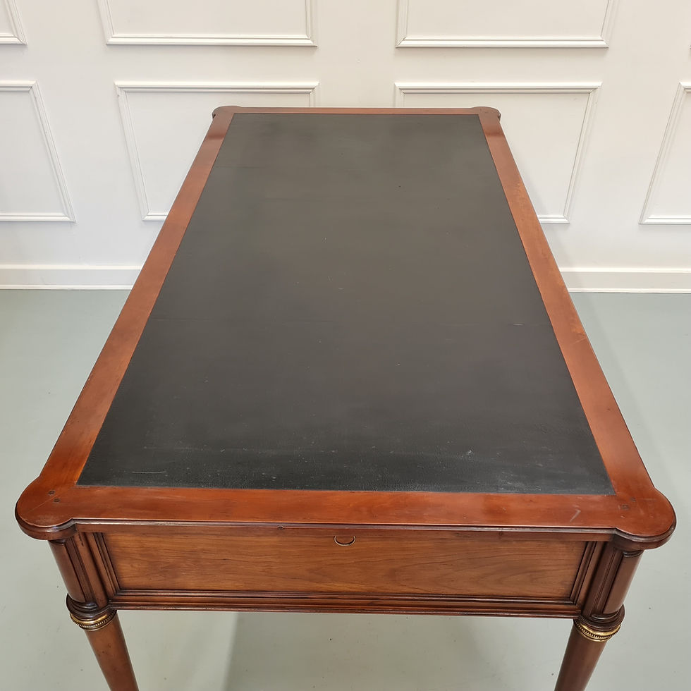 Thumbnail: Large Antique Mahogany French Desk c1930