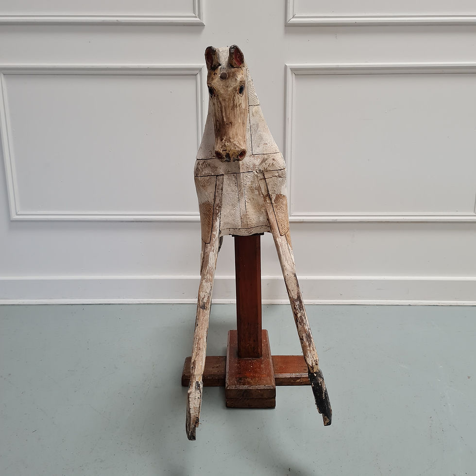 Thumbnail: Decorative Wooden Horse C1910