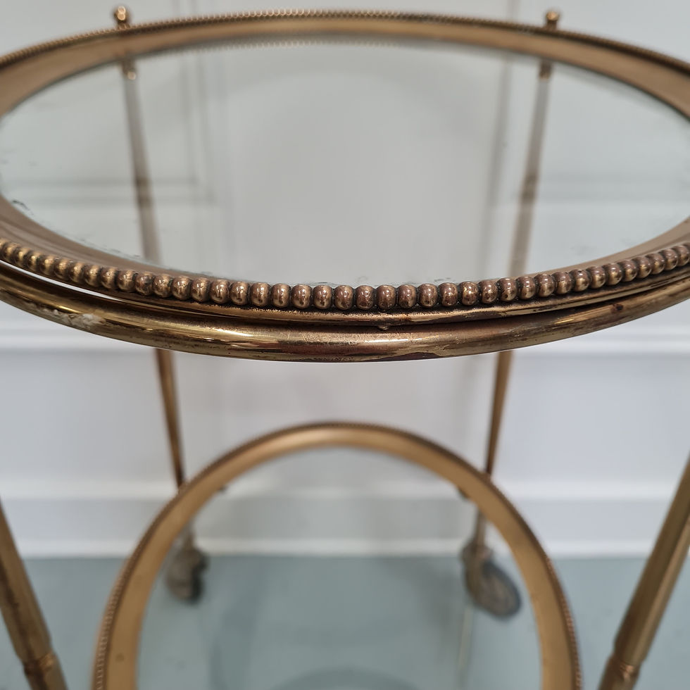 Thumbnail: Brass Bar Cart c1930