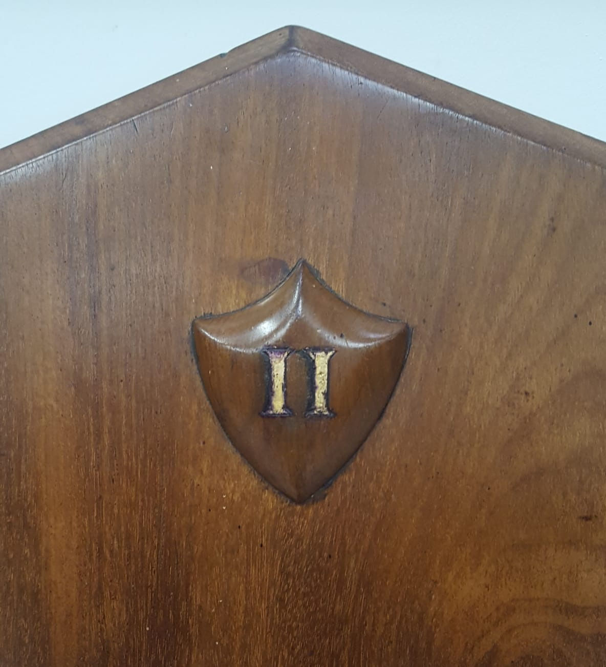 Pair of Engraved Hall Chairs C1850