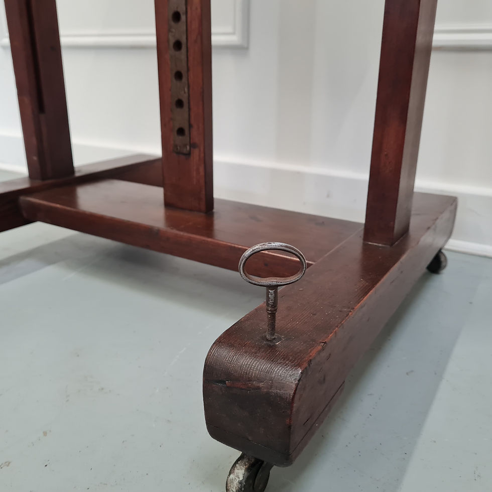 Thumbnail: Antique French Pitch Pine  Easel made in c1900